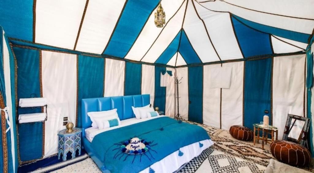 Deluxe-Zelt, Blick auf die Wüste