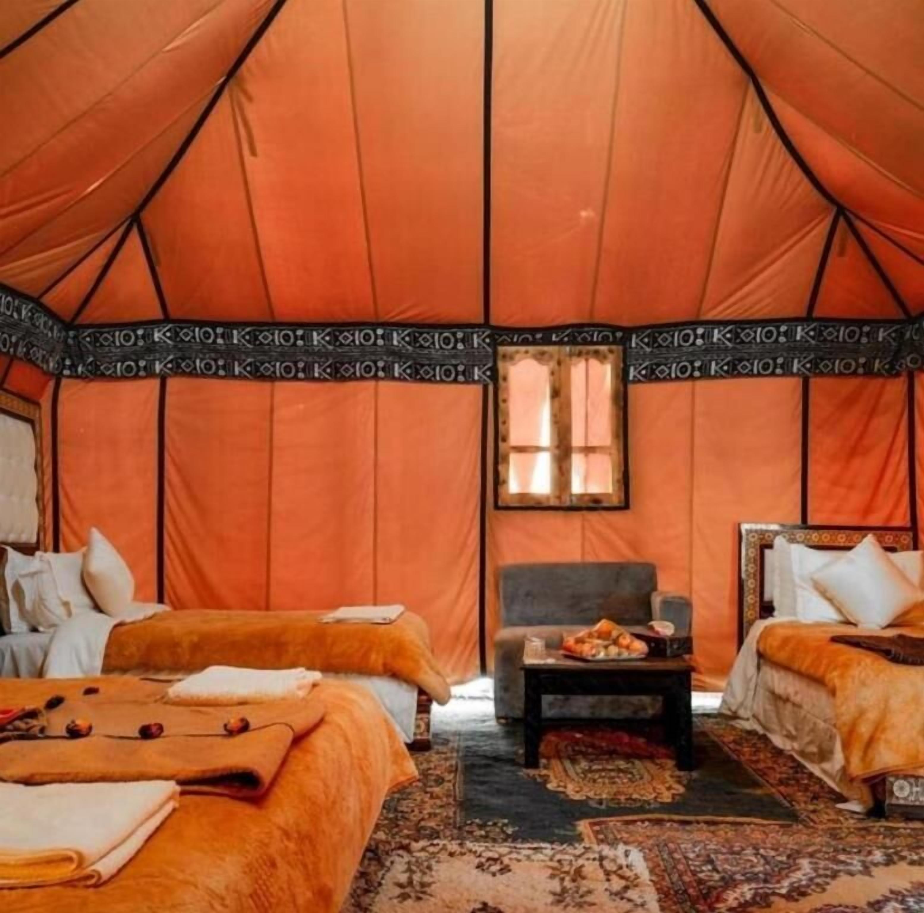 Deluxe-Zelt, Balkon, Blick auf die Wüste