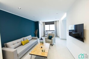 Living area - Sunset 202 Luxury with gym club in Lac 1 (Tunis)