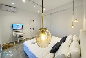 1 soverom, strykejern/-brett, reiseseng for barn og wi-fi (inkludert)