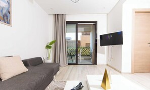 Living area - Residence Malaga B13 New & cosy 1bd in La Marsa (Sidi Daoud)