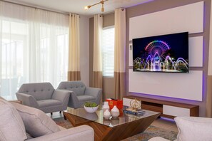 Living area - Wonderful 6 Bd w  Game Room and Pool   Solara Resort 8991 (Kissimmee)