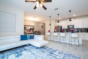 Living area - Family Friendly Four Bd w  Pool at Storey Lake Resort 5035 (Kissimmee)