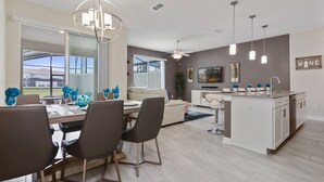 TV, DVD player, stereo, offices - Four Bedroom Close to Disney w  Screened Pool  StoreyLake 4910 (Kissimmee)