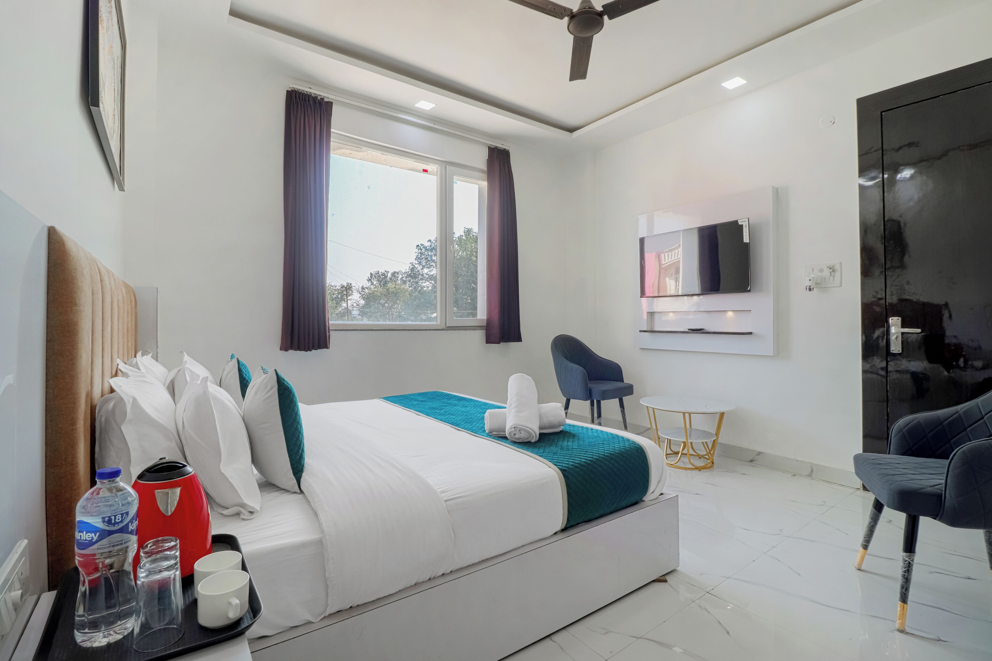 Dobbeltrom – superior, byutsikt