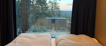 Unique, Modern Cabin Designed by Snøhetta, Located at Blefjell