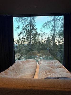 Cabane, 2 chambres, terrasse, vue montagne