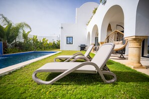 Terrace/patio - Modernity Villa exceptionnelle à Hammamet Centre (Hammamet Sud)