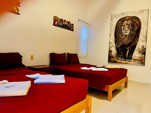 7 slaapkamers, beddengoed