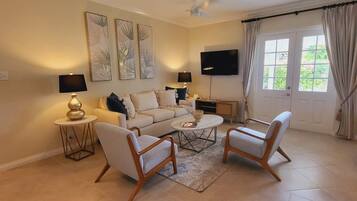 TV, stereo, offices