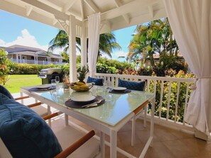 Outdoor dining - Villa Vuemont - Peaceful 3 Bedroom Villa With Pool (Speightstown)