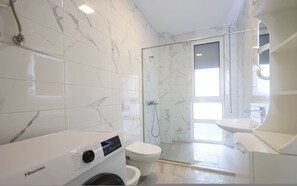 Bathroom - SanPietro Vacation Apartment 024 (Plazhi San Pietro)