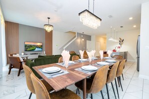 Dining - Vibrant 5Bd w Private Pool   Waterpark at Storey Lake 4811M (Kissimmee)
