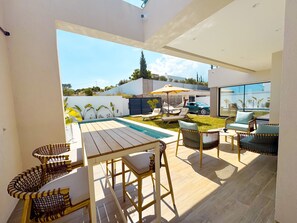 Outdoor dining - villa Alba: luxe et confort a Hammamet (Mrezga)