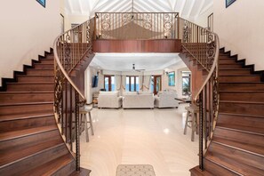 Interior - Breathtaking Oceanfront Luxe Villa in Tower Isle, Jacuzzi, Pool, Fully Staffed (Rio Nuevo)