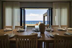 Dining - Luxury Oceanfront Villa~ Fully Staffed~Pool~Jacuzzi~Movie Theatre (Tower Isle)