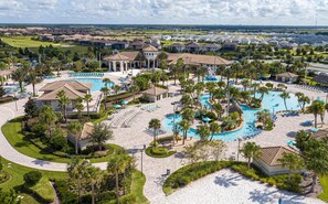 Pool - Marvelous 4 Bd w Pool   Waterpark Near Disney 218 (Kissimmee)