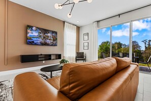 TV, DVD player, stereo, offices - Modern 3Bd End Unit with Garage   Water View 7904 (Kissimmee)