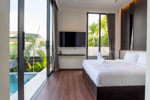 3 bedrooms, iron/ironing board, bed sheets - Brand new stylish Aileen Villa near Naithon beach (Phuket)