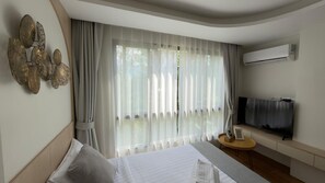 1 bedroom, iron/ironing board, bed sheets - New Fantasea Kamala condo with rooftop pool, gym (Tambon Kammala)