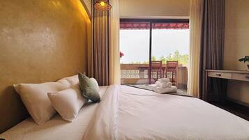 Dobbeltrom – deluxe, 1 kingsize-seng, balkong, havutsikt