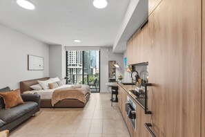 Studio | Living area - 501 First (Miami)