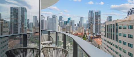 アパートメント 1 ベッドルーム シティビュー | バルコニー