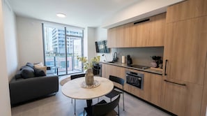 Living area - 501 First (Miami)