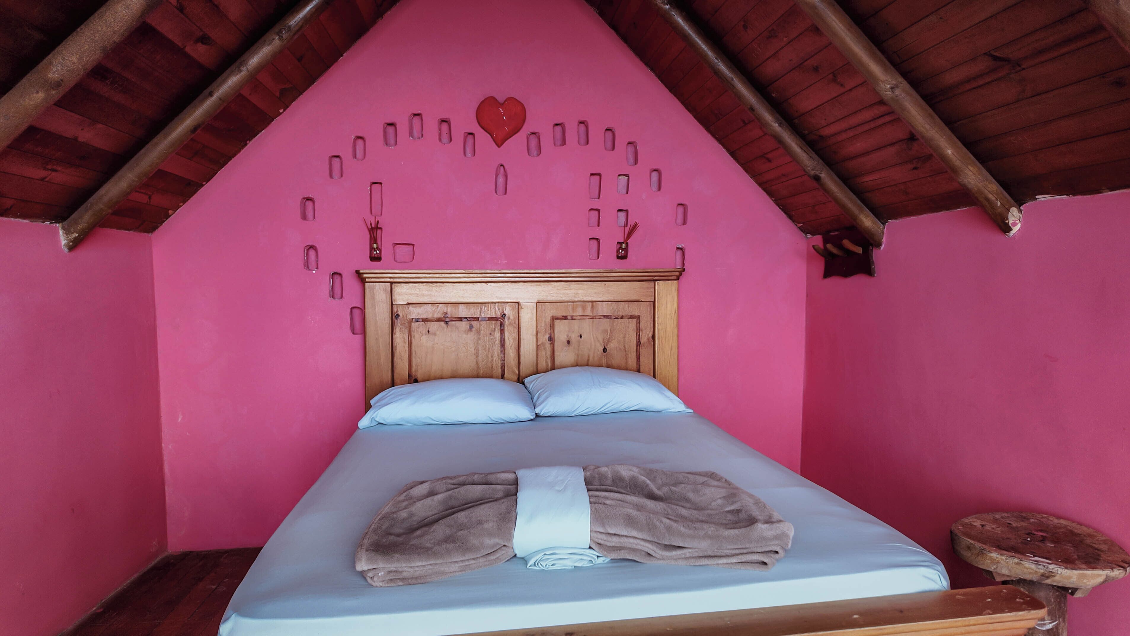 Chambre double, vue sur la montagne | Literie fournie