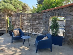 Terrace/patio - Superb Guest Room “La Luzeronde” with Private Terrace in Noirmoutier (L'Épine)