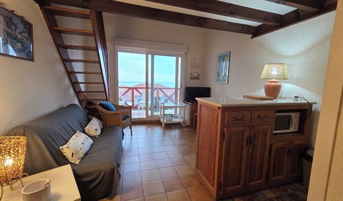 Grand appartement Vue océan à deux pas de la plage