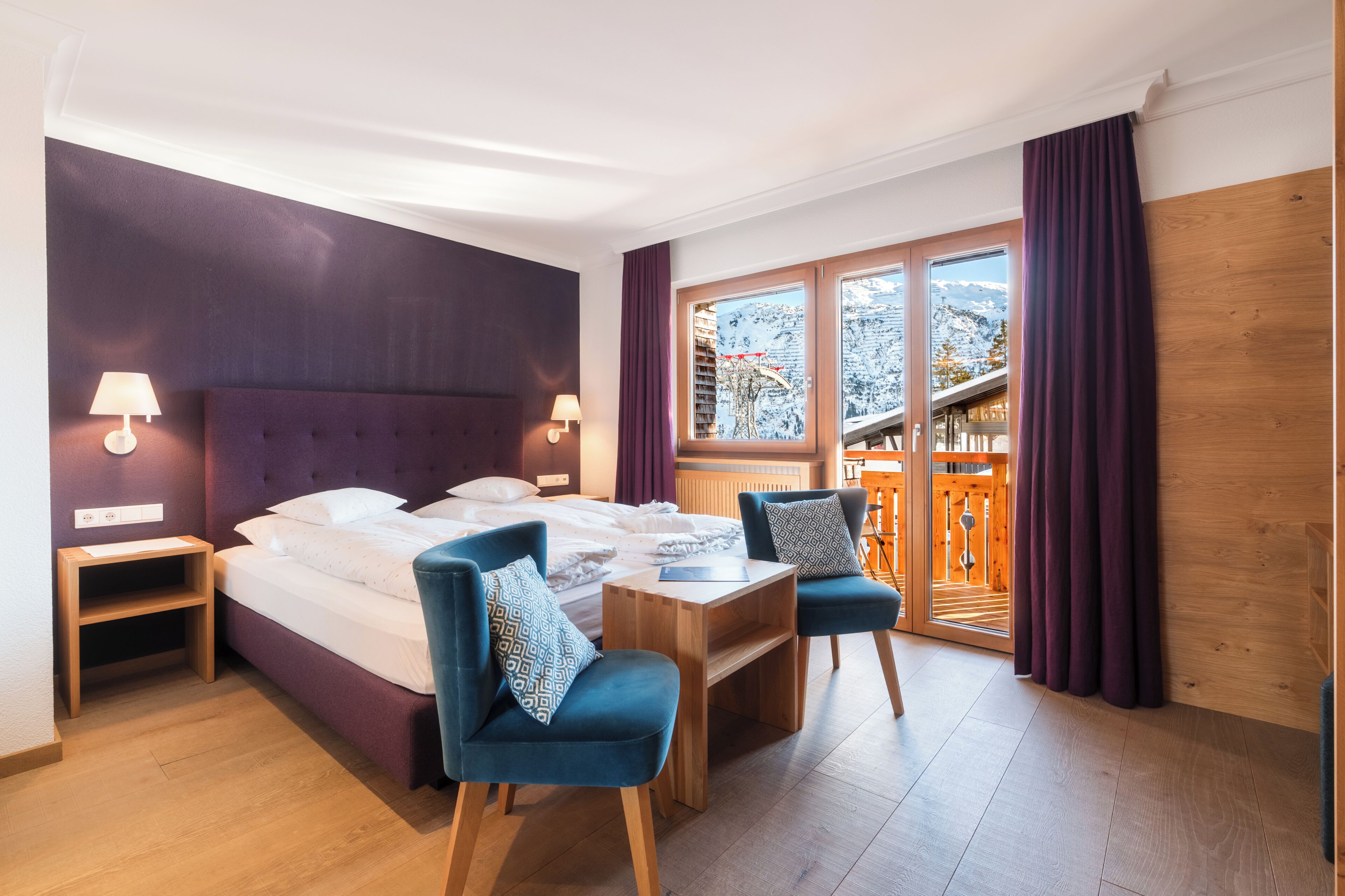 컴포트 더블룸, 발코니, 산 전망