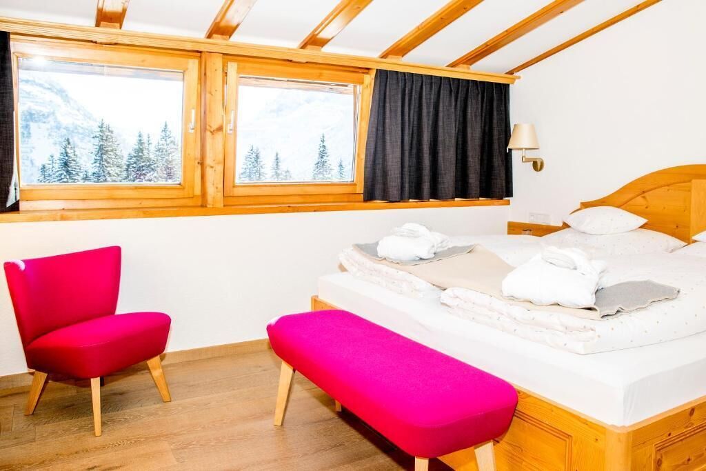 아파트, 발코니, 산 전망