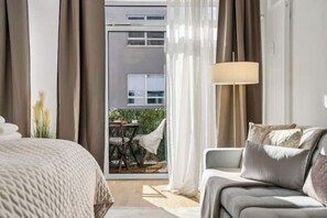 2 slaapkamers, een strijkplank/strijkijzer, wifi, beddengoed