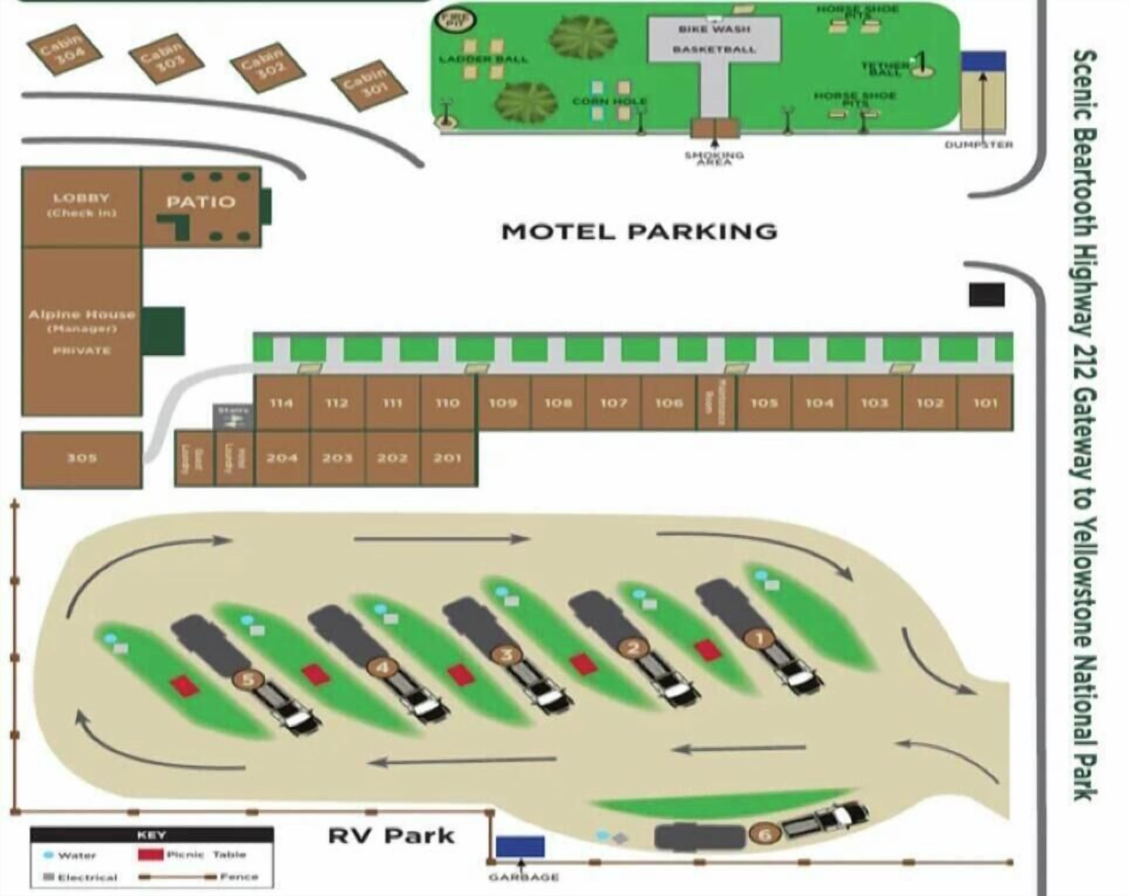 Mapa de la propiedad
