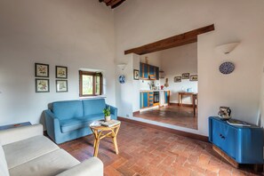 Living area - Piemaggino farmhouse in the heart of a Chianti Classico vineyard (Castellina In Chianti)