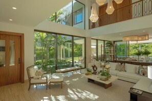 Living area - Lagunas 58 – Luxury Villa Cliff Views  Cap Cana (Punta Cana)