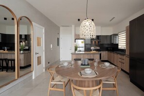 Fridge, microwave, oven, stovetop - Unique High-End Loft Apt Cap Cana (Ciudad Las Canas, Cap Cana)
