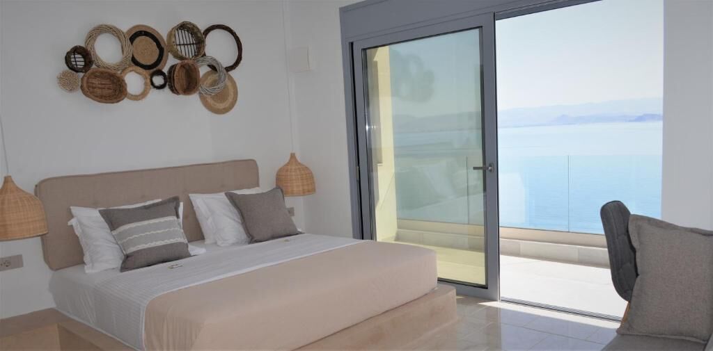 Kahden hengen deluxe-huone, parveke, merinäköala