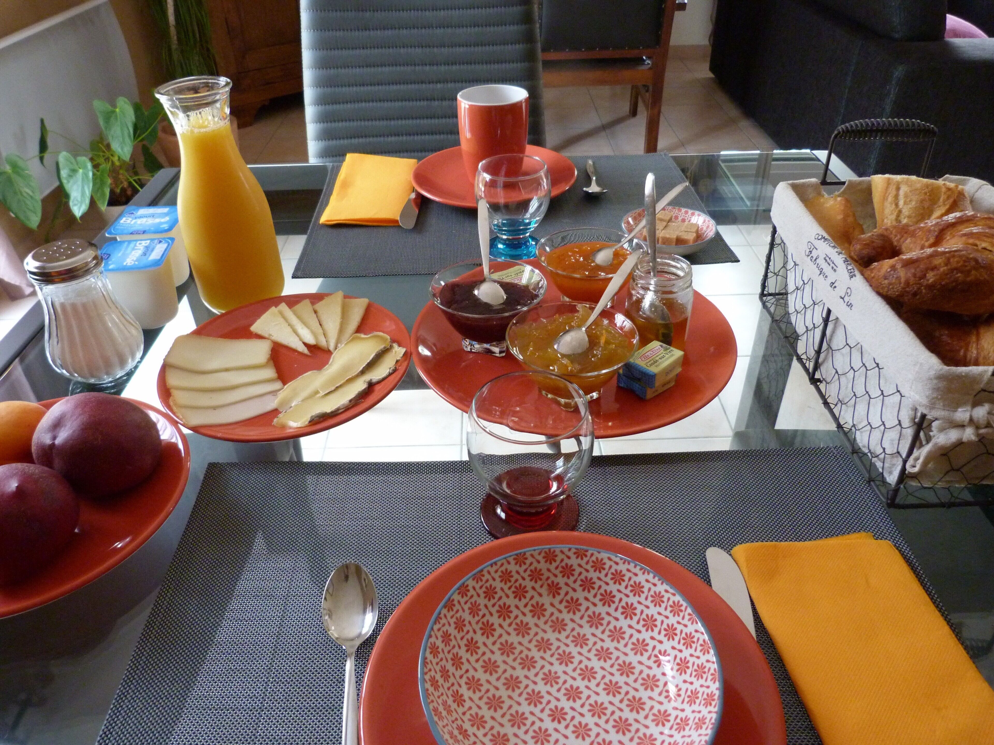 Repas de petit déjeuner