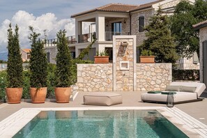 Pool - Villa Terrissa, Divine Sea Views, Private Pool, Furnished Terrace, Kefalonia (Kefalonia)