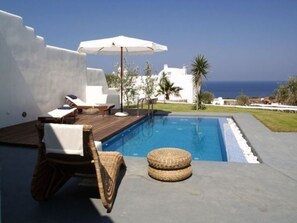 Pool - Villa Astraiax, Divine Sea Views, Private Pool, Furnished Terrace, Santorini (Santorini)