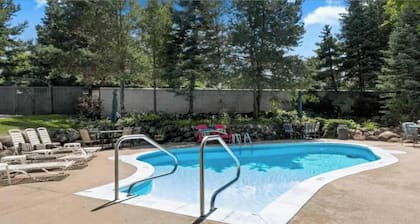 Poolside at Hayloft Lodge