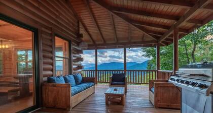 Waynesville Mtn Cabin-scenic Views Relaxing Hottub