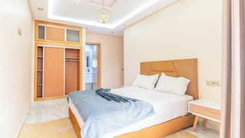 2 chambres, fer et planche Ă repasser, Wi-Fi, draps fournis