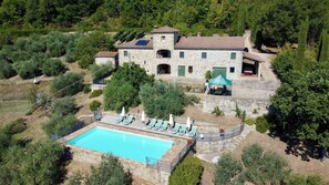 Exterior - Casa Fantone. Villa with private pool and large fenced park for absolute privacy (Poppi)