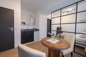 Studio, uitzicht op stad | Woonruimte