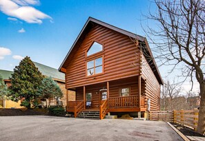 Exterior - Perfect Cabin in Paradise: Hot Tub, Pool, Games! (Sevierville)