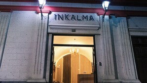 The exterior of a building with the name 'INKALMA' above the entrance. - Inkalma Santa Marta (Arequipa)