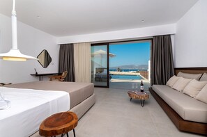 1 bedroom, in-room safe, iron/ironing board, free WiFi - Elmyra Suite, Divine Sea Views, Private Pool, Furnished Terrace, Milos (Milos)